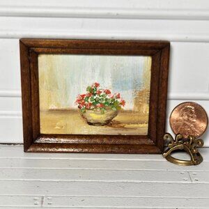 Miniature Painting for Dollhouse by E. Hofferbert